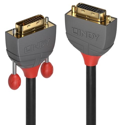 Изображение Lindy 5m DVI-D Dual Link Extension Cable, Anthra Line