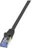 Изображение LogiLink CAT 6a Patchcord S/FTP Czarny 7.5m (CQ3083S)