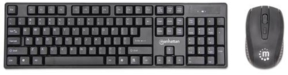 Picture of Manhattan 178990 keyboard Mouse included RF Wireless Black