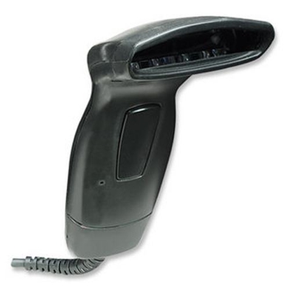 Attēls no Manhattan Contact CCD Handheld Barcode Scanner, USB, 55mm Scan Width, Cable 150cm, Max Ambient Light 50,000 lux (sunlight), Black, Three Year Warranty, Box