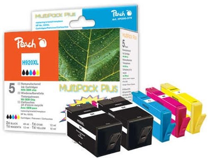Picture of Peach PI300-575 ink cartridge 5 pc(s) High (XL) Yield Black, Cyan, Magenta, Yellow