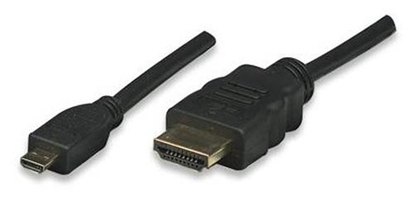 Изображение Kabel Techly HDMI Micro - HDMI 3m czarny (ICOC-HDMI-4-AD3)