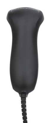 Изображение Manhattan 2D Handheld Barcode Scanner, USB-A, 250mm Scan Depth, Cable 1.5m, Max Ambient Light 100,000 lux (sunlight), Black, Three Year Warranty, Box