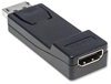 Изображение Manhattan DisplayPort 1.1 to HDMI Adapter, 1080p@60Hz, Male to Female, Black, DP With Latch, Not Bi-Directional, Three Year Warranty, Polybag