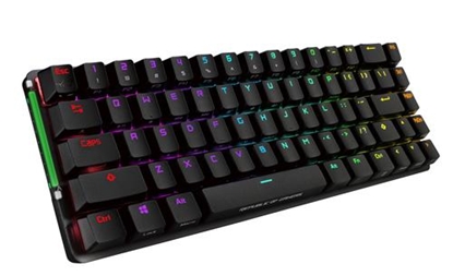 Picture of ASUS ROG Falchion keyboard RF Wireless + USB AZERTY French Black