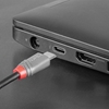 Изображение Lindy 2m USB 2.0 Type C to Micro-B Cable, Anthra Line