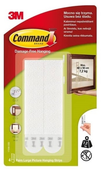 Picture of 3M picture hanging strips Command L