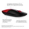 Picture of HP Z3700 Wireless Mouse - Red
