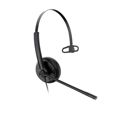 Attēls no Yealink UH34 Lite Mono Teams Headset Wired Head-band Office/Call center USB Type-A Black