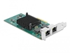 Picture of Delock PCI Express x4 Card 2 x RJ45 Gigabit LAN i82576