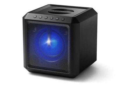 Attēls no Philips Bluetooth party speaker TAX4207/10, 50 W RMS. 100 W max output, Wireless party link, Flashing party light, Rechargeable battery