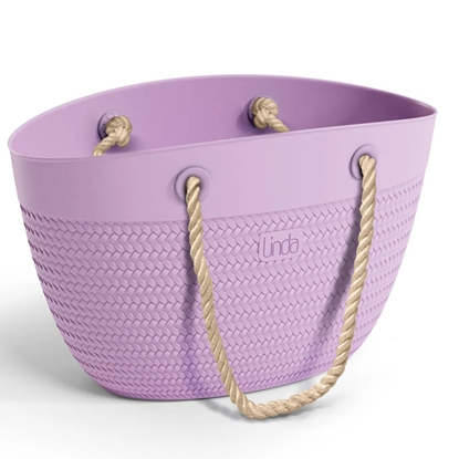 Attēls no Pludmales soma Linda, violeta ar virves rokturiem