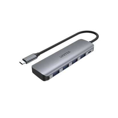 Изображение UNITEK H1107A interface hub USB 3.2 Gen 1 (3.1 Gen 1) Type-A 5000 Mbit/s Grey