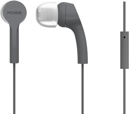 Attēls no Koss | KEB9iGRY | Headphones | Wired | In-ear | Microphone | Gray