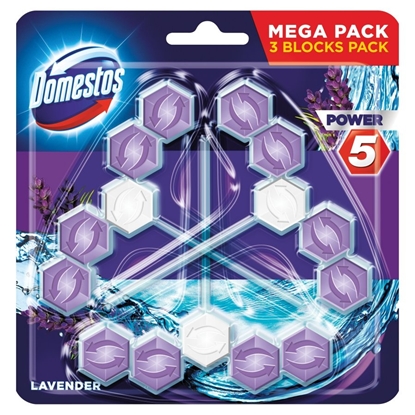 Picture of Domestos Power 5 Disinfecting cleaner Solid Lavender