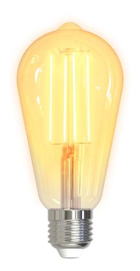 Изображение Deltaco SH-LFE27ST64 smart lighting Smart bulb 5.5 W Transparent Wi-Fi