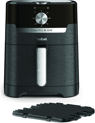 Picture of Tefal Easy Fry & Grill EY5018 Single 4.2 L Stand-alone 1550 W Hot air fryer Black