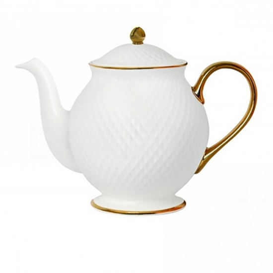Picture of Tējkanna E CLAT balta ar zeltu 1l