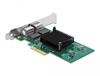 Изображение Delock PCI Express x4 Card 2 x RJ45 Gigabit LAN i82576