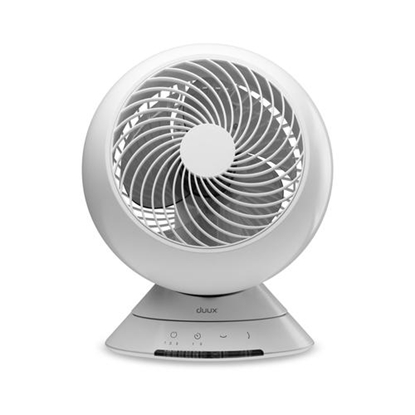 Attēls no Duux Fan Globe Table Fan, Number of speeds 3, 23 W, Oscillation, Diameter 26 cm, White