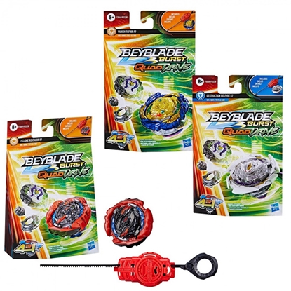 Picture of Rot. Beyblade HAS BEY QuadDrive Starter Pack ast 8+