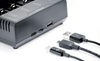 Изображение Bateriju lādētājs Gembird USB 4-slot Ni-MH + Li-ion Fast Battery Charger Black