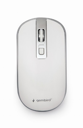 Attēls no Gembird Wireless Optical Mouse White / Silver