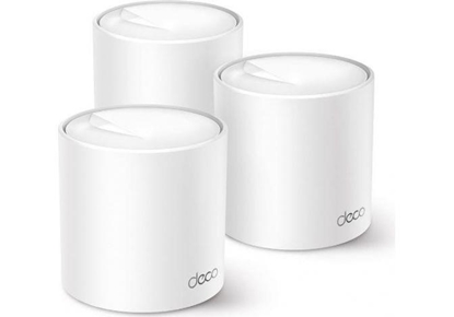 Attēls no Wireless Router|TP-LINK|Wireless Router|3-pack|2900 Mbps|Mesh|Wi-Fi 6|3x10/100/1000M|Number of antennas 2|DECOX50(3-PACK)