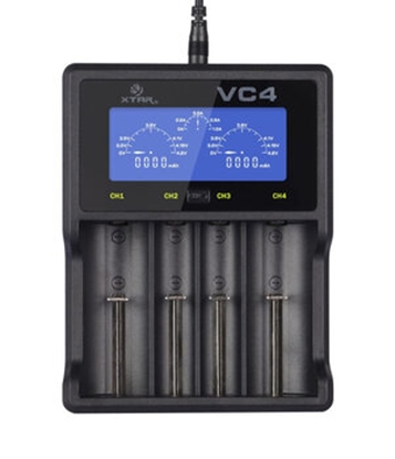 Attēls no XTAR VC4SL battery charger to Li-ion / Ni-MH / Ni-CD 18650