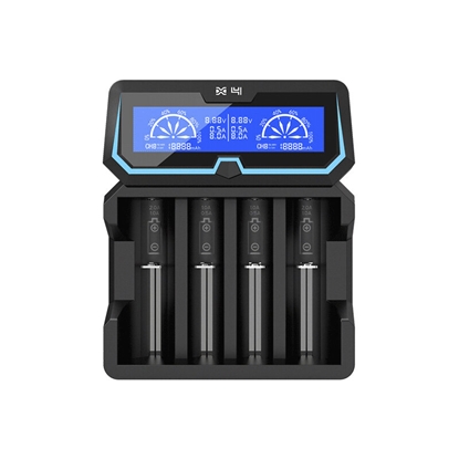 Picture of XTAR X4 battery charger to Li-ion 18650
