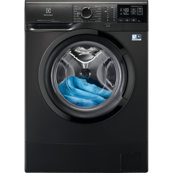 Изображение Akcija! Electrolux šaurā veļas mazg.mašīna (front.ielāde), 6 kg, melna