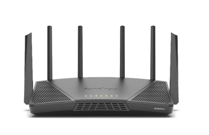 Attēls no Synology RT6600ax Router WiFi6 1xWAN 3xGbE 1x2.5Gb wireless router Tri-band (2.4 GHz / 5 GHz / 5 GHz) Black