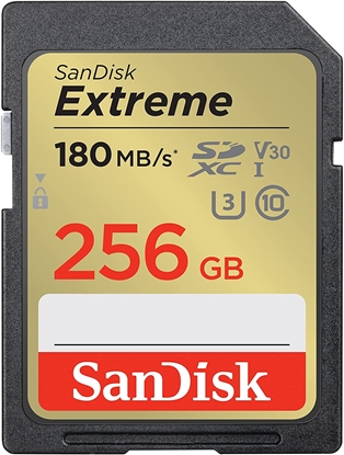 Attēls no SanDisk Extreme SDXC 256GB