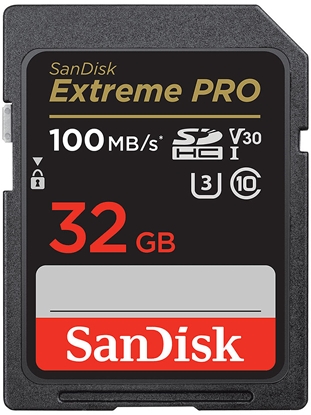 Attēls no SanDisk Extreme PRO SDHC 32GB 