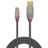 Изображение Lindy 1m USB 2.0 Type A to Mini-B Cable, Cromo Line