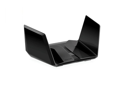 Attēls no NETGEAR Nighthawk RAXE500 wireless router Gigabit Ethernet Tri-band (2.4 GHz / 5 GHz / 6 GHz) Black