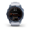 Изображение Smart watch Garmin Fenix 7X Sapphire Solar Edition Mineral Blue DLC Titanium/Whitestone Band 51mm