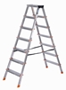 Изображение Krause Dopplo double-sided step ladder silver
