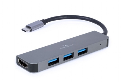 Attēls no Cablexpert | USB Type-C 2-in-1 multi-port adapter (Hub + HDMI) | A-CM-COMBO2-01 | USB Type-C
