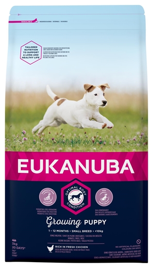 Picture of Eukanuba Growing Puppy Small Breed Chicken 3 kg