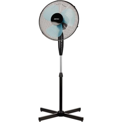 Изображение MPM MWP-17/C Stand Fan, Number of speeds 3, 50 W, Oscillation, Diameter 42 cm, Black