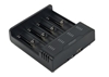 Picture of Bateriju lādētājs Gembird USB 4-slot Ni-MH + Li-ion Fast Battery Charger Black