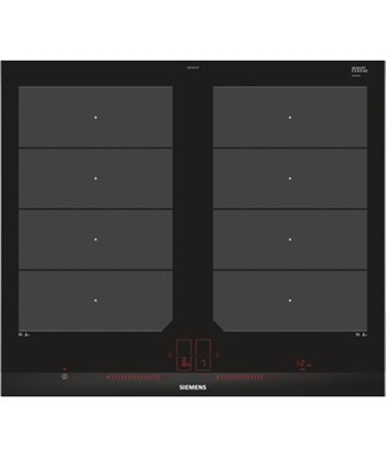Picture of Siemens EX675LXC1E hob Black, Stainless steel Built-in Zone induction hob 4 zone(s)