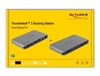 Picture of Delock Thunderbolt™ 3 Docking Station 8K - Dual DisplayPort / USB / LAN / SD / Audio / PD 3.0