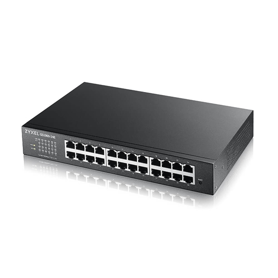 Picture of Zyxel GS1900-24E-EU0103F network switch Managed L2 Gigabit Ethernet (10/100/1000) 1U Black
