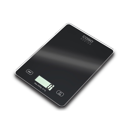 Picture of Caso | Kitchen scale | Slim | Maximum weight (capacity) 5 kg | Graduation 1 g | Display type | Black