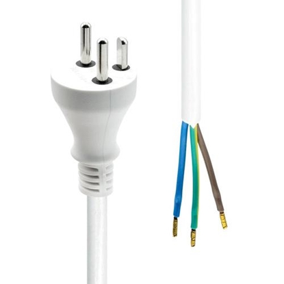 Picture of Kabel zasilający ProXtend ProXtend Power Cord Denmark to Open End 7M White