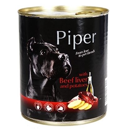 Изображение Barība suņiem Piper liellopu aknas, kartupeļi 800g