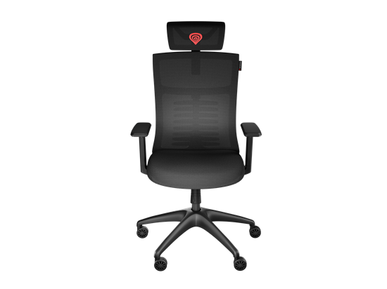 Picture of Genesis mm | Base material Nylon; Castors material: Nylon with CareGlide coating | Ergonomic Chair | Astat 200 | Black