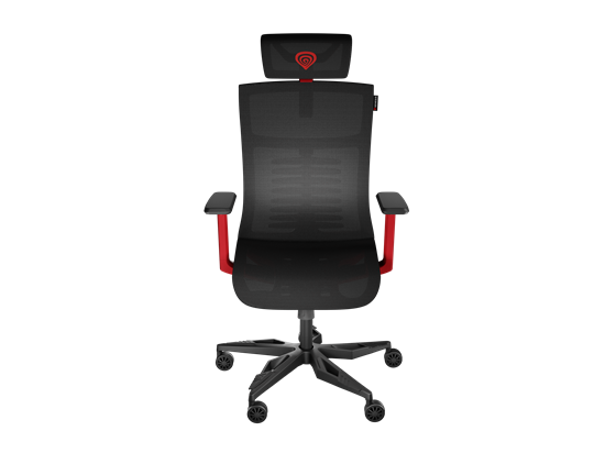 Picture of Genesis mm | Base material Aluminum; Castors material: Nylon with CareGlide coating | Ergonomic Chair | Astat 700 | 700 | Black/Red